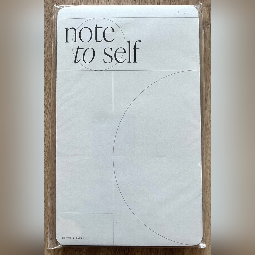 Cloth and Paper Note To Self Notepad 16